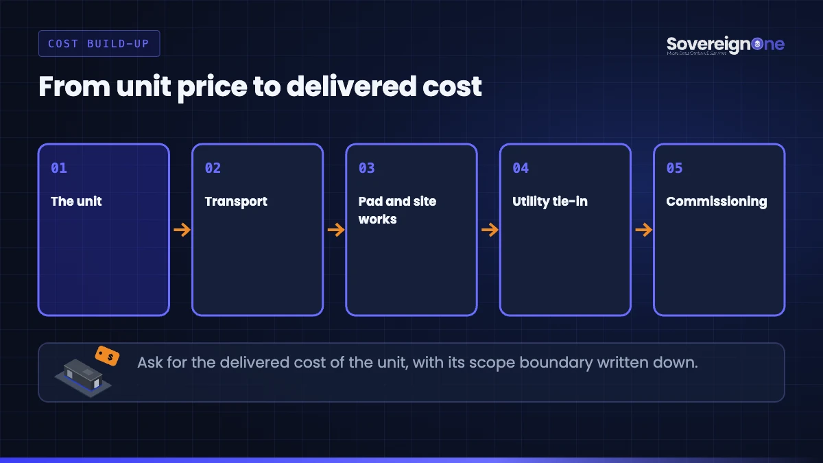 modular data center cost